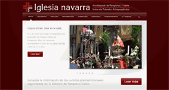Desktop Screenshot of iglesianavarra.org